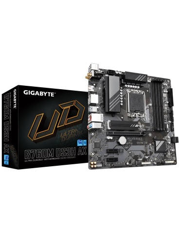 Дънна платка Gigabyte B760M DS3H AX, DDR5, LGA1700, mATX