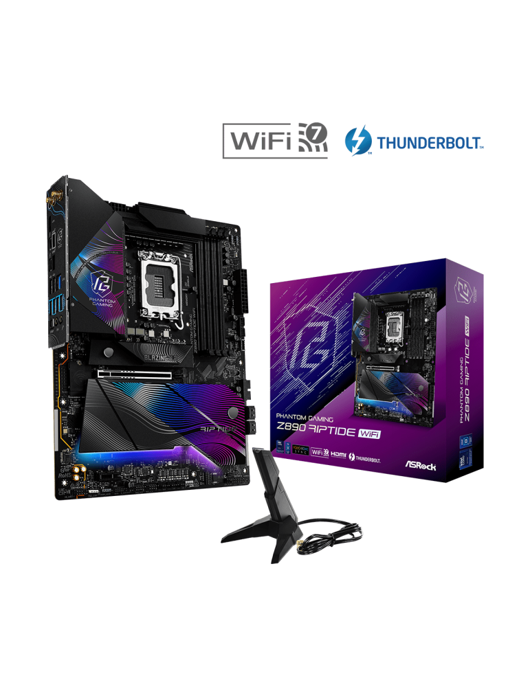 Дънна платка AsRock Z890 RIPTIDE WIFI, LGA 1851