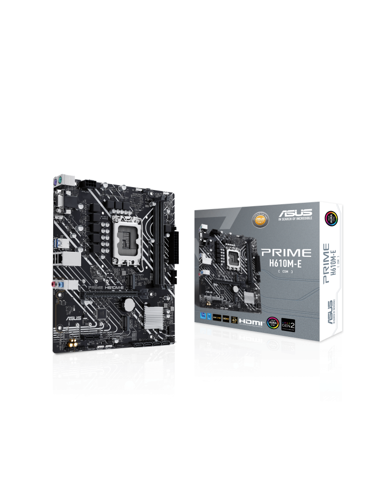 Дънна платка Asus PRIME H610M-E-CSM DDR4, LGA 1700 mATX - 90MB19N0-M1EAYC