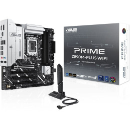 Дънна платка Asus PRIME Z890M-PLUS WIFI, LGA1851, DDR5, mATX - 90MB1J80-M0EAY0