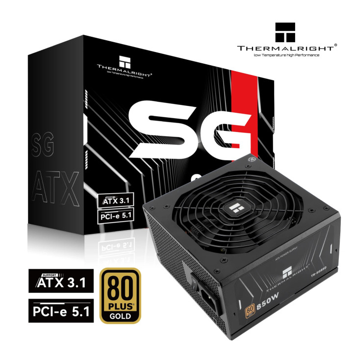Захранване Thermalright PSU ATX 3.1 850W Gold - TR-SG-850