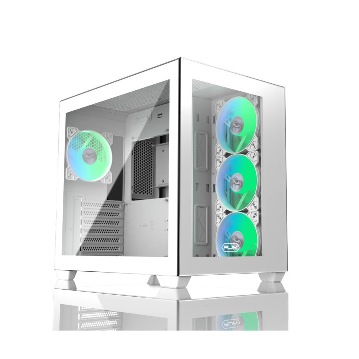 Кутия за компютър Raijintek PAEAN C7 WHITE TG4, ATX - 0R20B00235