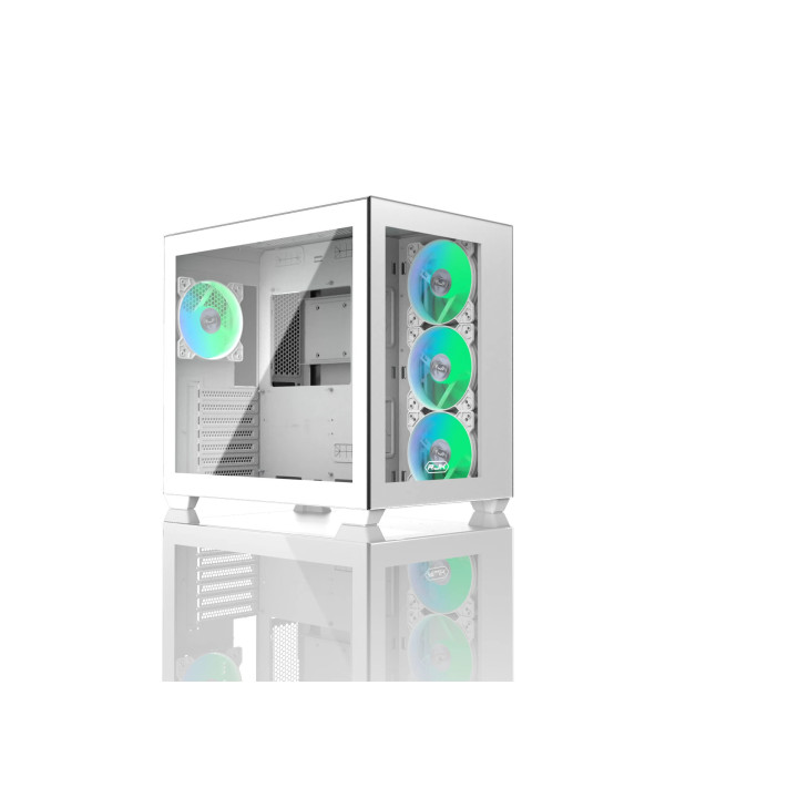 Кутия за компютър Raijintek PAEAN C7 WHITE TG4, ATX - 0R20B00235