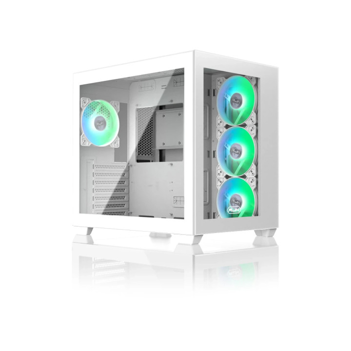 Кутия за компютър Raijintek PAEAN C7 WHITE TG4, ATX - 0R20B00235