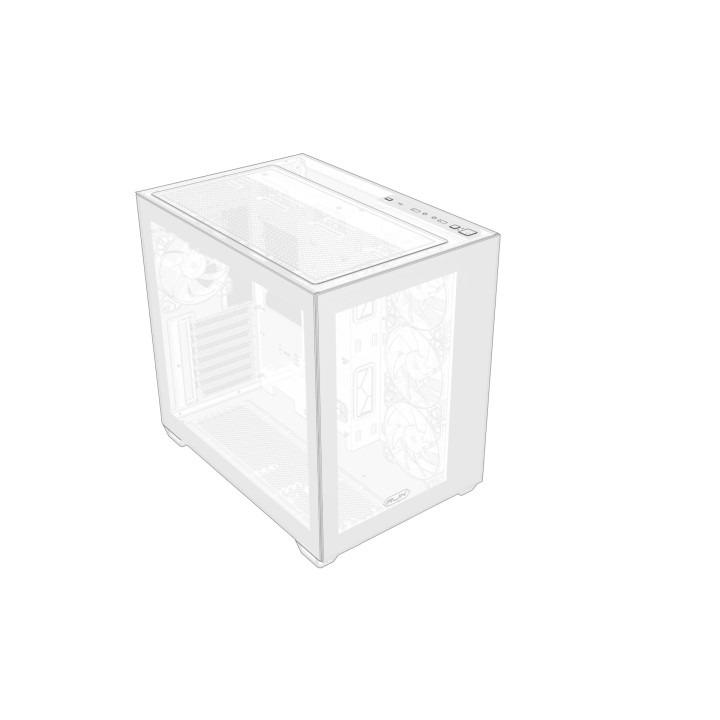 Кутия за компютър Raijintek PAEAN C7 WHITE TG4, ATX - 0R20B00235