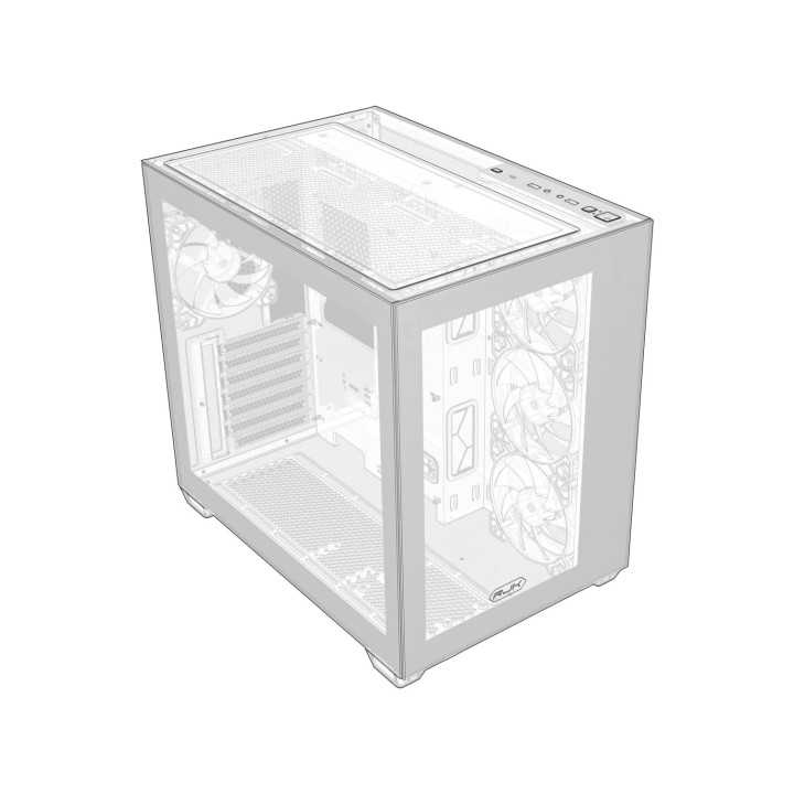 Кутия за компютър Raijintek PAEAN C7 WHITE, ATX - 0R20B00223