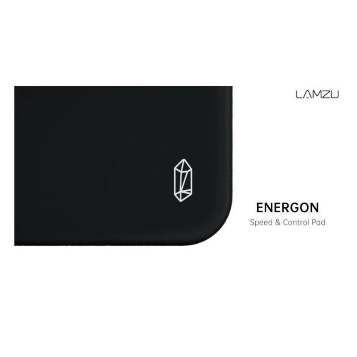 Професионален геймърски пад за мишка Lamzu Energon, SCR Base, 480 x 410 mm - LAMZU-ENERGON-BLK