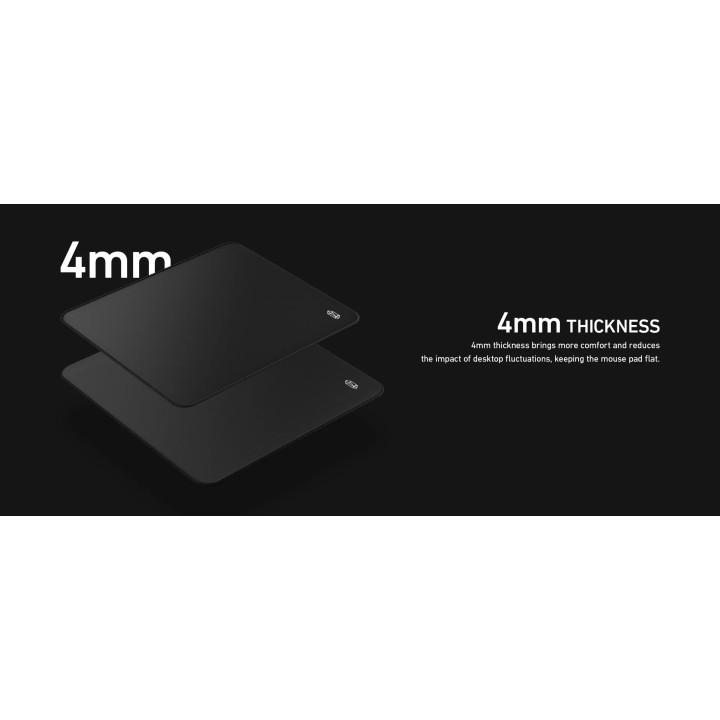 Професионален геймърски пад за мишка Lamzu Energon, SCR Base, 480 x 410 mm - LAMZU-ENERGON-BLK