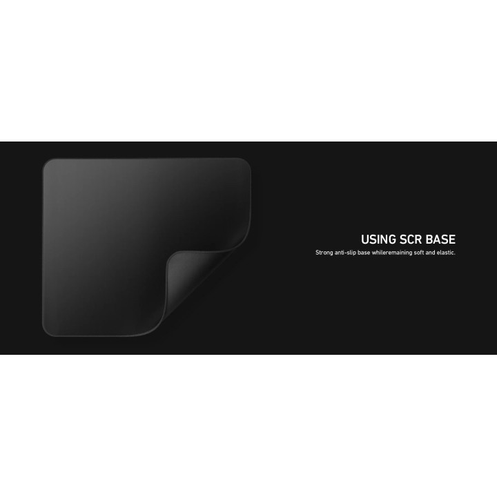 Професионален геймърски пад за мишка Lamzu Energon, SCR Base, 480 x 410 mm - LAMZU-ENERGON-BLK