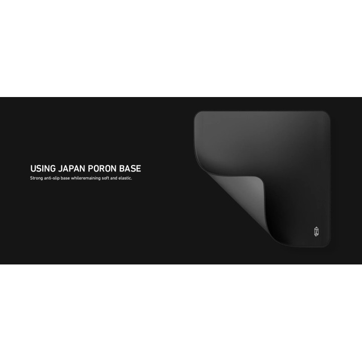 Професионален геймърски пад за мишка Lamzu Energon Pro, Japan Poron Base, 500 x 500 mm - LAMZU-ENERGON-PRO-BLK