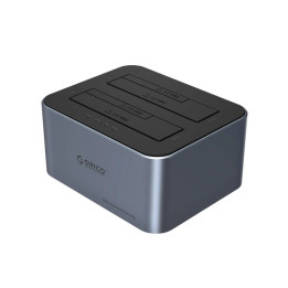 Докинг станция Orico HDD/SSD Dock - 2 BAY Offline Clone 2.5/3.5 USB-C/USB-A - 6626C3-C-V1 - 6626C3-C-V1