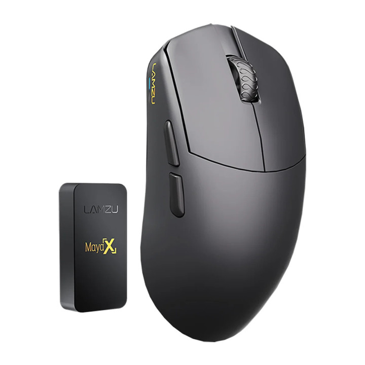 Професионална геймърска мишка Lamzu MAYA X 8K, Black - LAMZU-MAYA-X-BLK