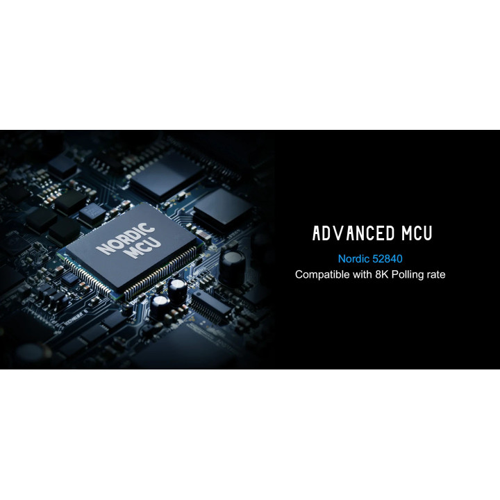 Професионална геймърска мишка Lamzu MAYA X 8K, Black - LAMZU-MAYA-X-BLK