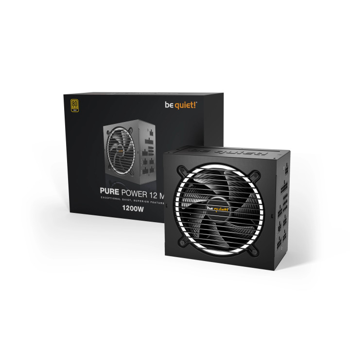 Захранване be quiet! Pure Power 12 M 1200W PSU ATX 3.0 - BN346