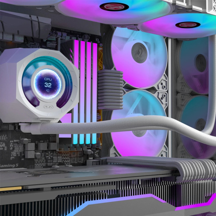 Водно охлаждане за процесор Raijintek CYCLOPS 360 White - 0R10B00229