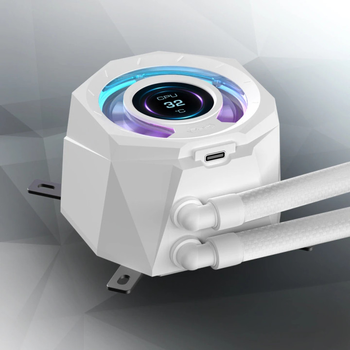 Водно охлаждане за процесор Raijintek CYCLOPS 360 White - 0R10B00229