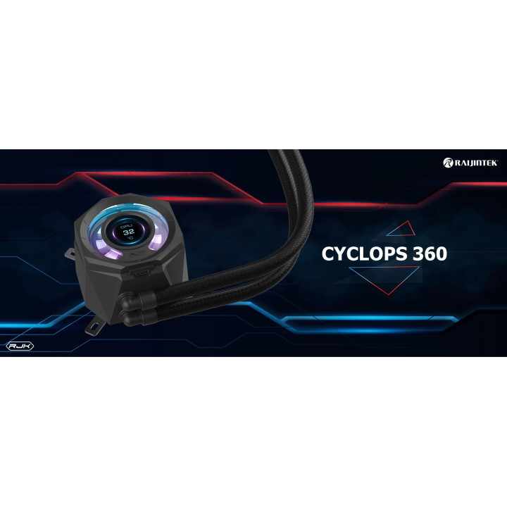 Водно охлаждане за процесор Raijintek CYCLOPS 360 White - 0R10B00229