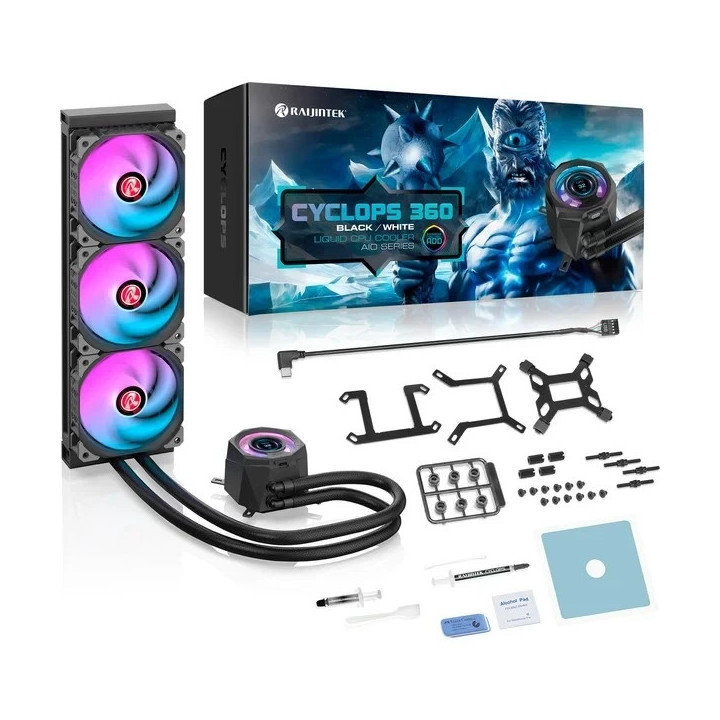 Водно охлаждане за процесор Raijintek CYCLOPS 360 Black - 0R10B00228