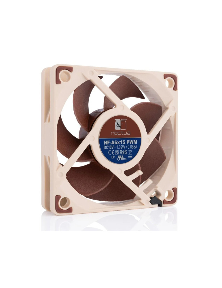 Вентилатор Noctua 60x60x15mm PWM 550-3500rpm - NF-A6x15-PWM