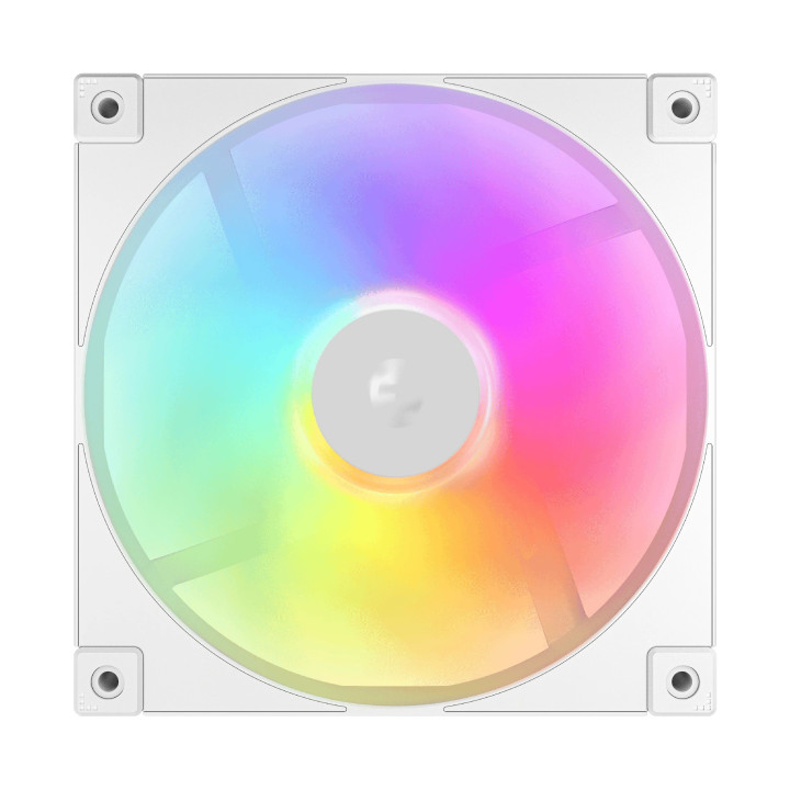 Комплект вентилатори DeepCool 3-in-1 3x140mm - FD14 White, Addressable RGB - R-FD14-WHAPN3-G