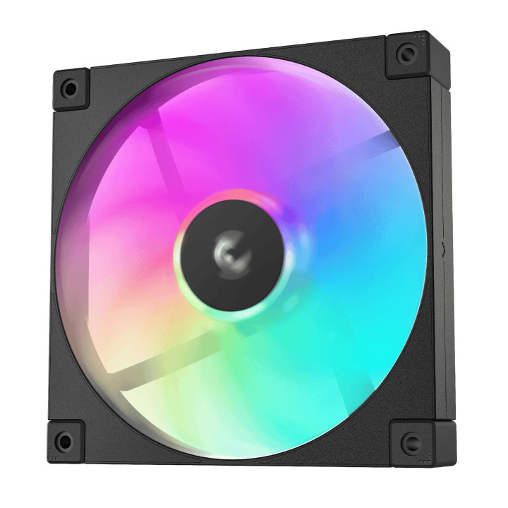 Комплект вентилатори DeepCool 3-in-1 3x140mm - FD14 Black, Addressable RGB - R-FD14-BKAPN3-G
