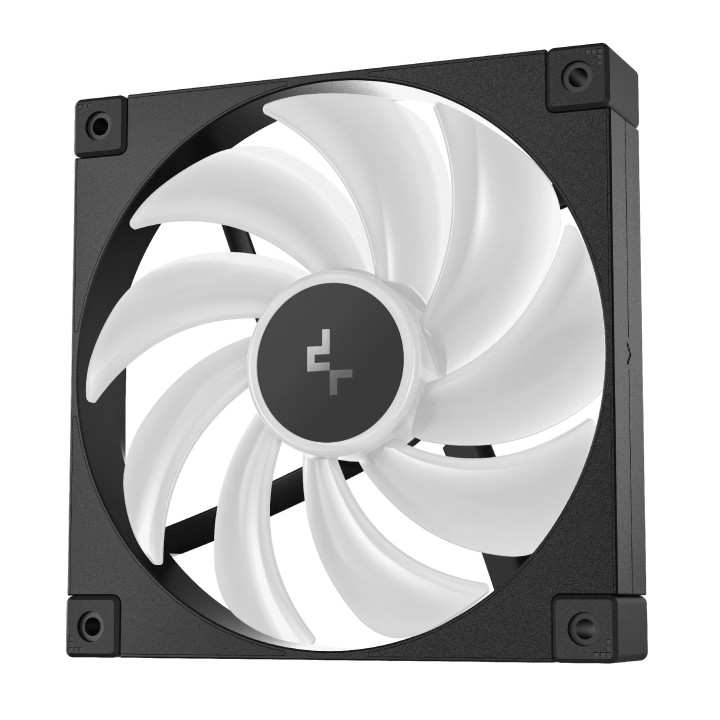 Комплект вентилатори DeepCool 3-in-1 3x140mm - FD14 Black, Addressable RGB - R-FD14-BKAPN3-G