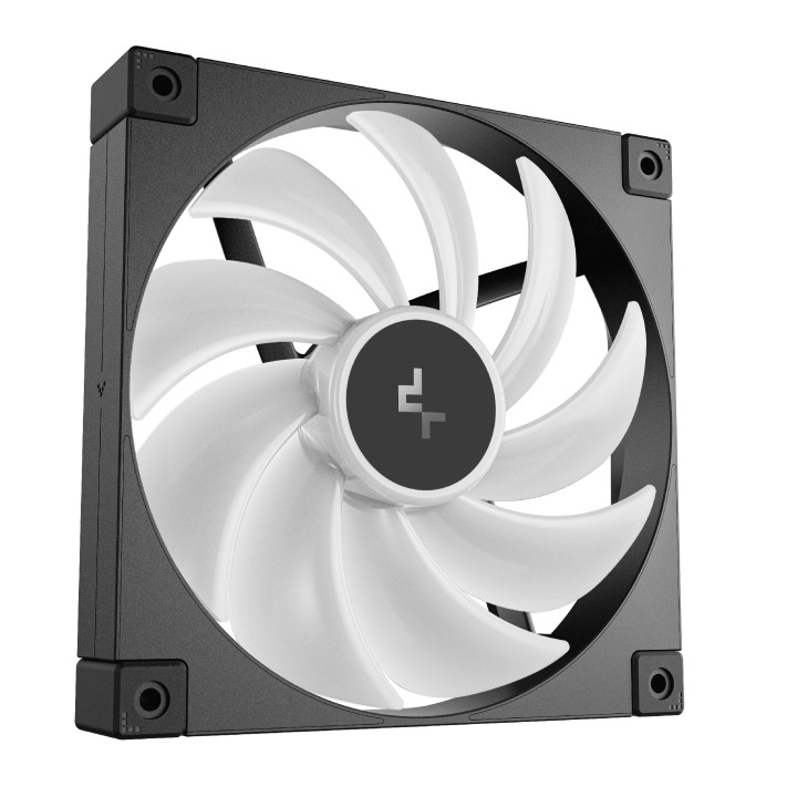 Комплект вентилатори DeepCool 3-in-1 3x140mm - FD14 Black, Addressable RGB - R-FD14-BKAPN3-G