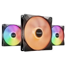 Комплект вентилатори be quiet! 3-in-1 3 x 140mm, LIGHT WINGS LX 140mm PWM high-speed Triple-Pack - BL130
