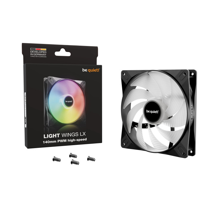 Вентилатор be quiet! 140mm, LIGHT WINGS LX 140mm PWM high-speed - BL129