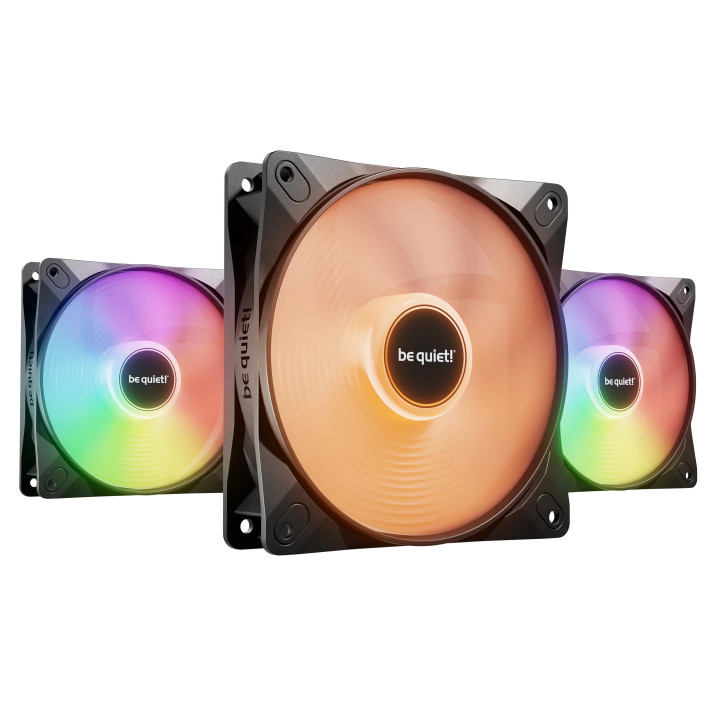 Комплект вентилатори be quiet! 3-in-1 3 x 120mm - LIGHT WINGS LX 120mm PWM high-speed Triple-Pack - BL124