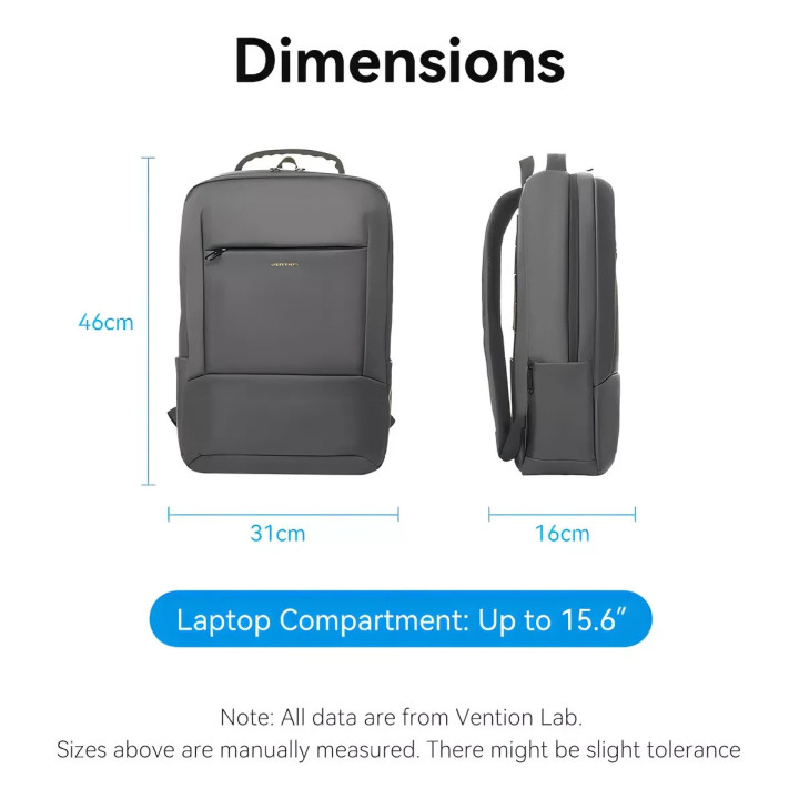 Раница за лаптоп Vention  15.6", Waterproof - KRNB0