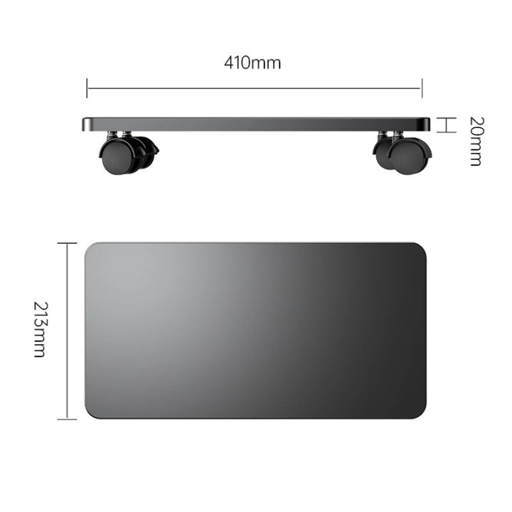 Поставка за компютър Orico PC Stand, Computer Bracket, Water Resistant, Black - CPB6-BK - CPB6-BK-BP
