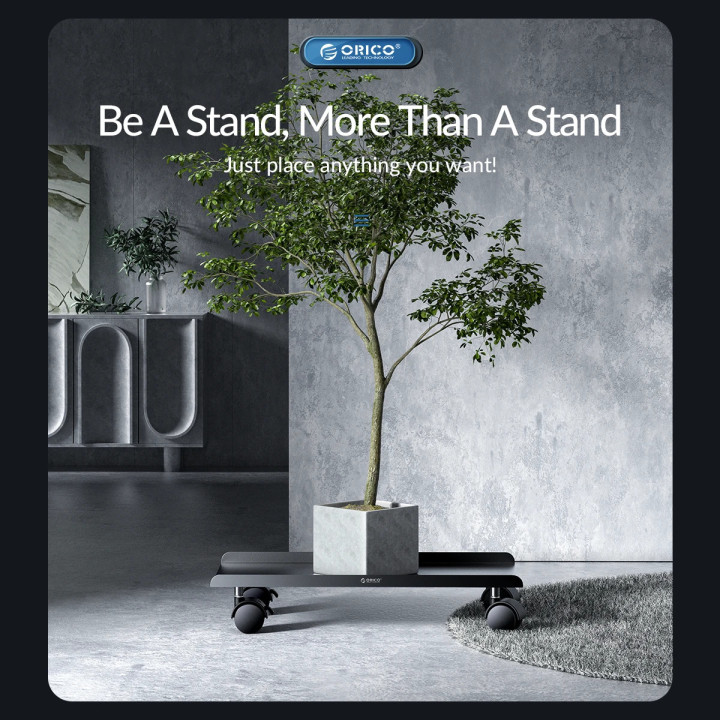 Поставка за компютър Orico PC Stand, Computer Bracket, Water Resistant, Black - CPB6-BK - CPB6-BK-BP