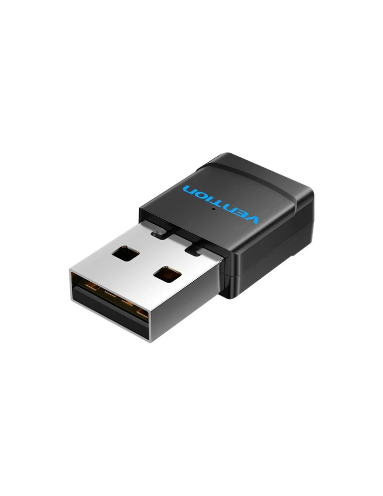 Безжичен адаптер Vention WiFi USB adapter Dual Band, 650Mbps, Black - KDSB0