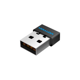 Безжичен адаптер Vention WiFi USB adapter, Black - KDRB0