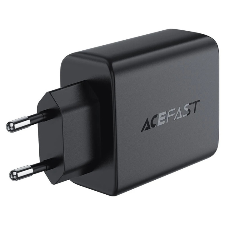 Универсално зарядно за стена Acefast Charger Wall GaN PD45W - A61 - USB-C x 2, USB-A x 2, Black - ACEFAST-A61-BK
