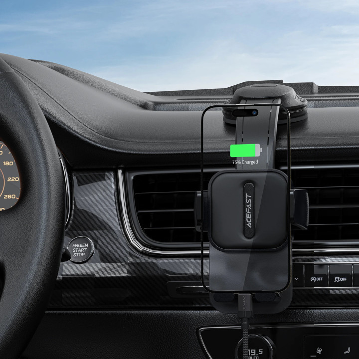 Стойка за телефон за кола Acefast Car phone holder - 360 degree - D26 Black - ACEFAST-D26-BK