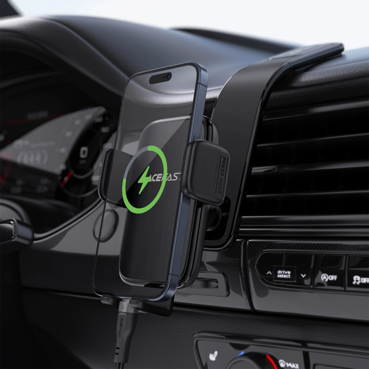 Стойка за телефон за кола Acefast Car phone holder - 360 degree - D28 Black - ACEFAST-D28-BK