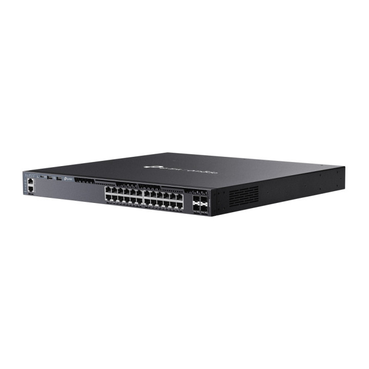24-портов L3 управляем комутатор PoE  с 4 10G слота TP-Link Omada SG6428XHP