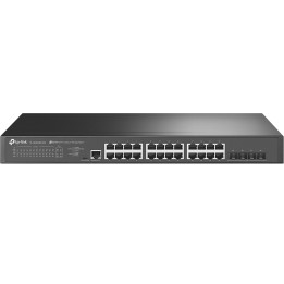 24-портов комутатор TP-Link TL-SG3428X-M2 JetStream 2.5GBASE-T L2  управляван с 4 10GE SFP  слота - SG3428X-M2