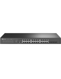 24-портов комутатор TP-Link TL-SG3428X-M2 JetStream 2.5GBASE-T L2  управляван с 4 10GE SFP  слота - SG3428X-M2