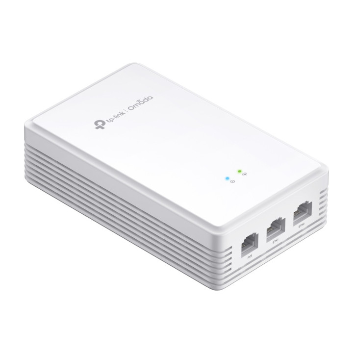 БезжичнаТочка за достъп за стенен монтаж TP-Link Omada EAP615GP-Wall GPON WiFi 6 AX1800