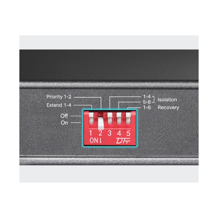 10-портов гигабитен настолен комутатор TP-Link TL-SG1210PP с 6-порта PoE  и 2-порта PoE  