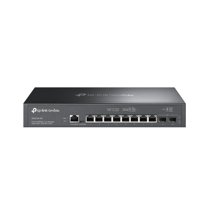 8-портов 2.5 Gbps L2  управляем комутатор TP-Link Omada SG3210X-M2