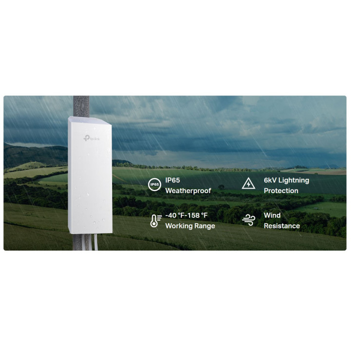 Точка за достъп TP-LINK Omada EAP215-Bridge KIT 5GHz 867Mbps Wireless Bridge за вътрешен/външен дълъг обхват