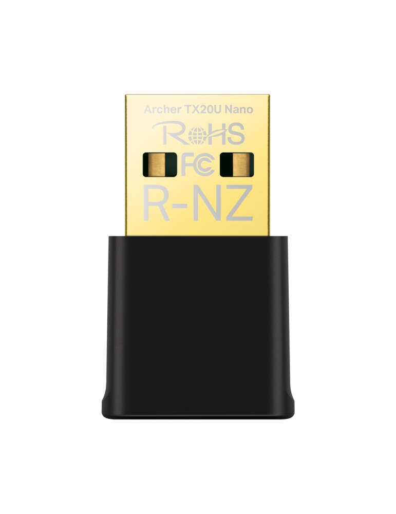 Безжичен USB 2-лентов адаптер TP-Link Archer TX20U Nano AX1800