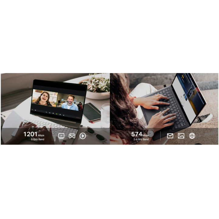 Безжичен USB 2-лентов адаптер TP-Link Archer TX20U Nano AX1800