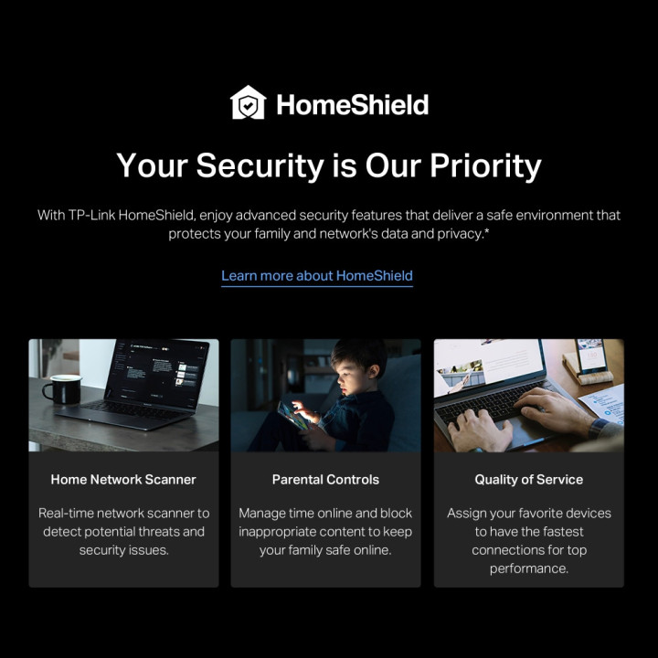 2-лентов Wi-Fi 7 рутер TP Link Archer BE230 BE3600 - Archer BE230