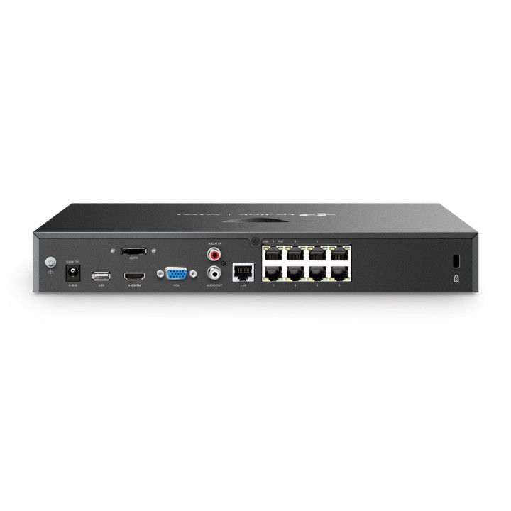 Мрежови видео рекордер TP-Link VIGI NVR2008H-8MP 8-канален PoE 