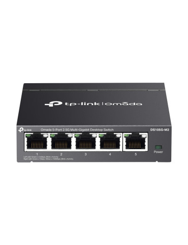 5-портов 2.5G мулти-гигабитов неуправляем настолен комутатор TP-Link DS105G-M2